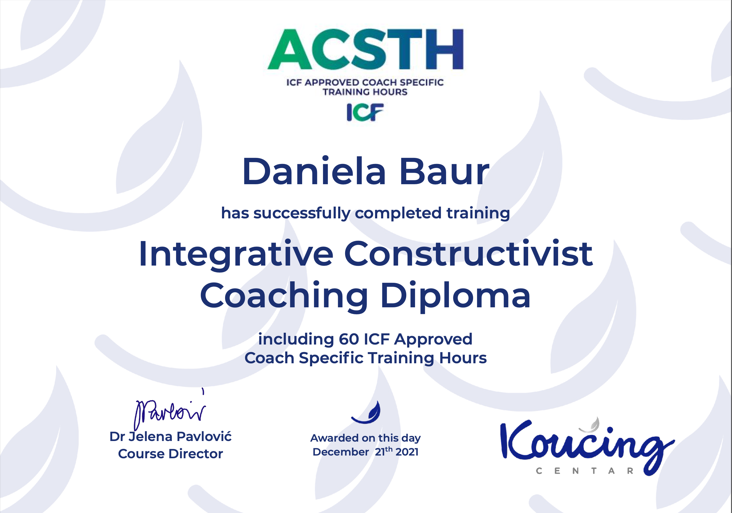 Integrative Constructivist Life Coach